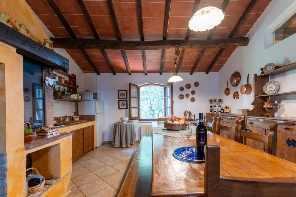 Il Leccio - Casa Toscana San Gimignano Гамбаси Терме Екстериор снимка