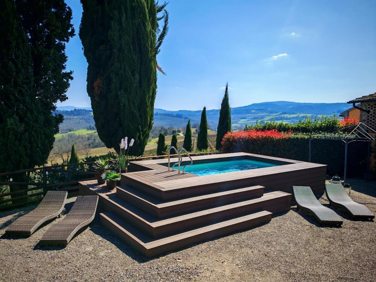 Il Leccio - Casa Toscana San Gimignano Гамбаси Терме Екстериор снимка